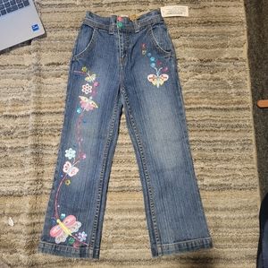 Guess, Blue Jeans with Butterflies, girls